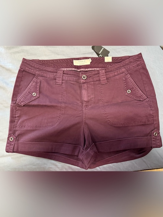 torrid Pants - Torrid dark purple military cargo shorts